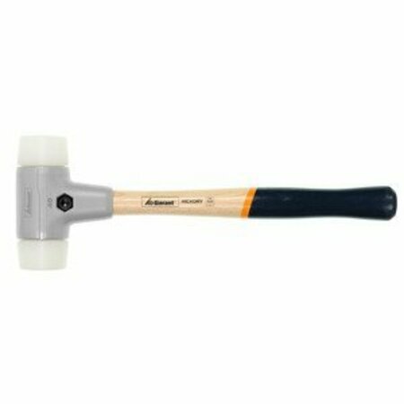 GARANT Soft-faced Hammer with Nylon Inserts, White, Face Dia: 50 mm 752520 50G